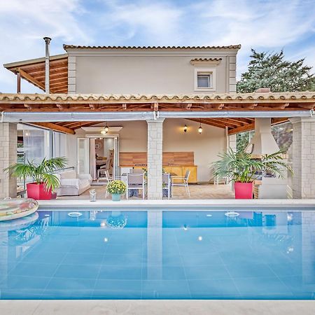 Villa Olivia Corfu - Amazing Sea-View 3 Bedroom Villa With A Pool Gazátika Exteriér fotografie