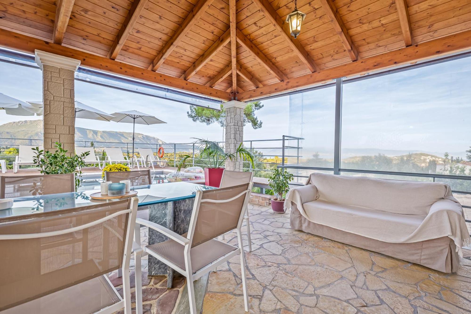 Villa Olivia Corfu - Amazing Sea-View 3 Bedroom Villa With A Pool Gazátika Exteriér fotografie