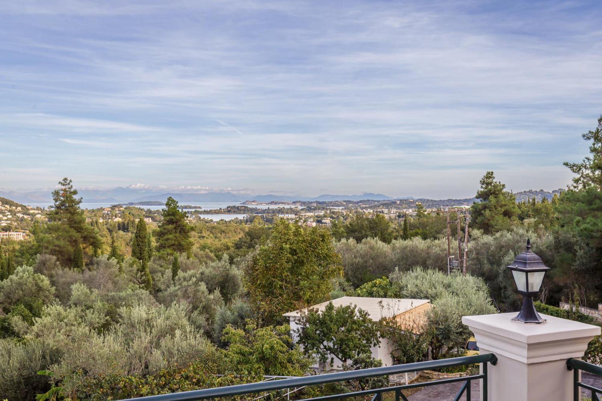 Villa Olivia Corfu - Amazing Sea-View 3 Bedroom Villa With A Pool Gazátika Exteriér fotografie
