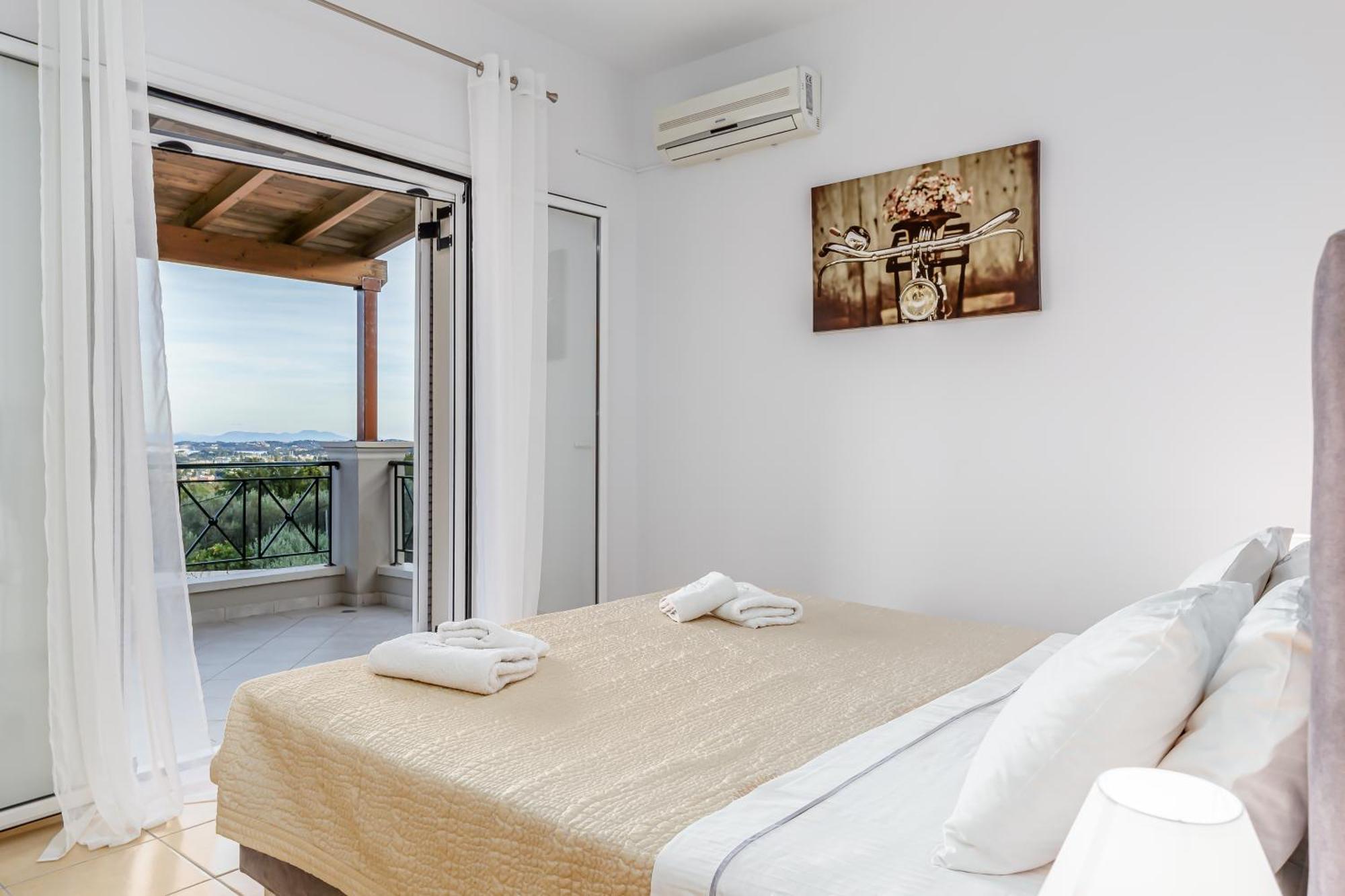 Villa Olivia Corfu - Amazing Sea-View 3 Bedroom Villa With A Pool Gazátika Exteriér fotografie